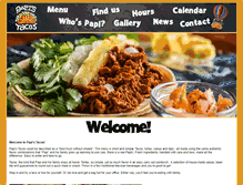 Tablet Screenshot of eatpapistacos.com